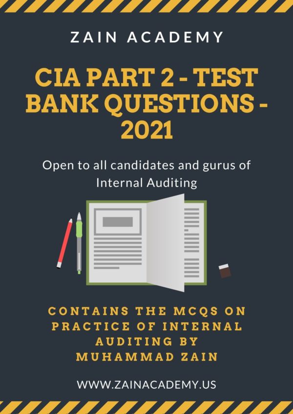 certified internal auditor cia part 2 test bank questions 2021