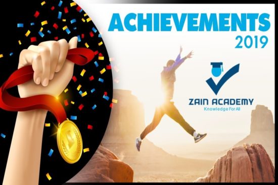 Zain Academy Achievements in 2019