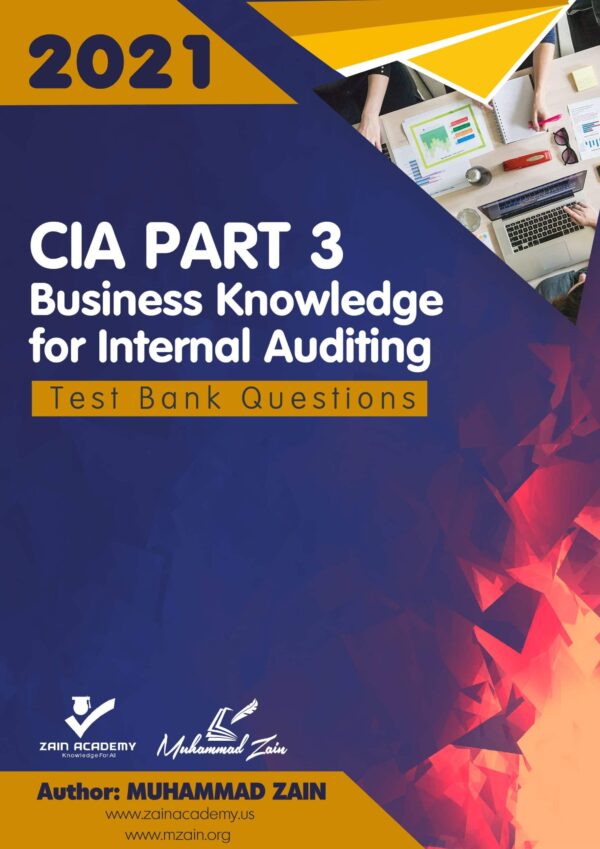certified internal auditor cia part 3 test bank questions 2021