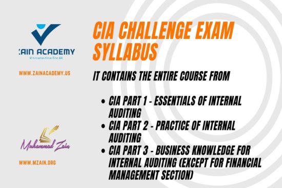 cia challenge exam syllabus