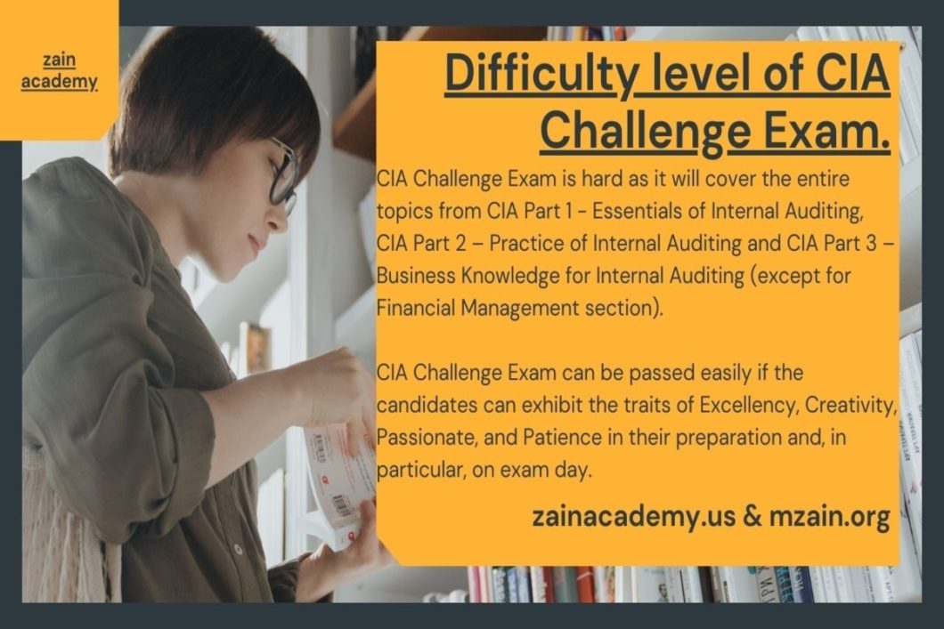 how difficult is the cia challenge exam