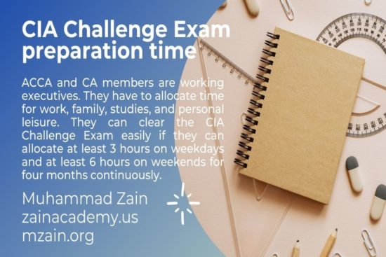 how long do we have to prepare for cia challenge exam