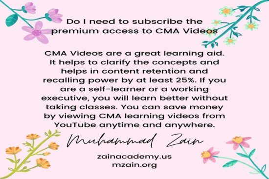 Do I need to subscribe the premium access to CMA Videos
