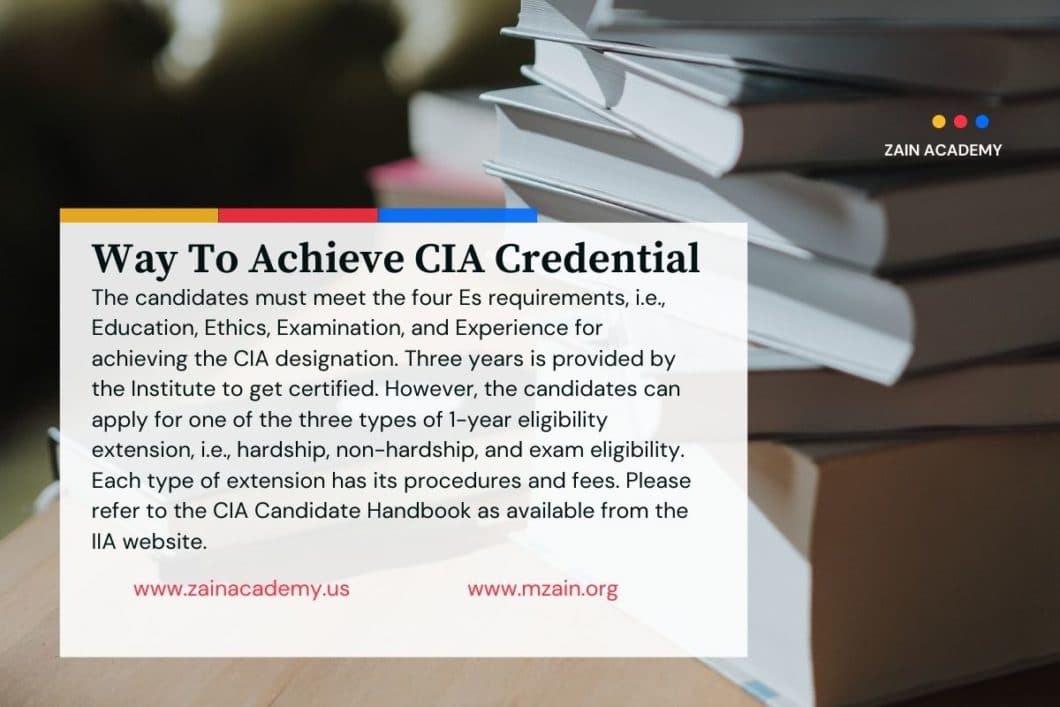 How many ways to achieve CIA credential